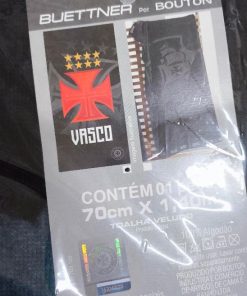 Alternative view of Toalha de Banho Praia e Piscina Brasão Vasco Licenciado Buettner Veludo Estampada Times