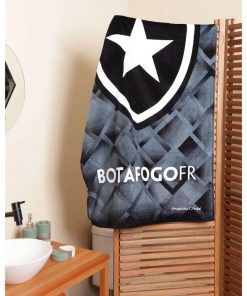 Alternative view of Toalha de Banho Praia e Piscina Brasão Botafogo Buettner Veludo Estampada Times